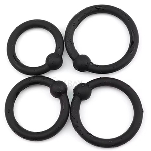 Anillo <span class=keywords><strong>para</strong></span> Pene de Silicona de 4 Tamaños de la Marca SEXBAY, Juguete Sexual <span class=keywords><strong>para</strong></span> Retrasar la Eyaculación, Anillo <span class=keywords><strong>para</strong></span> Pene de Silicona <span class=keywords><strong>para</strong></span> Hombres, Juguetes Sexuales - Product Image 1