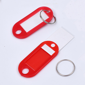 Porte-clés en plastique d'écriture à la main porte-clés étiquettes d'identification de bagage étiquettes porte-clés avec cartes de visite porte-clés porte-clés - Product Image 2