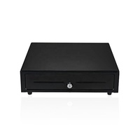 2 ranuras de verificación Metal cajón de efectivo electrónico sistema POS 4 Bill 8 moneda caja registradora 12V/24V para tienda y restaurante