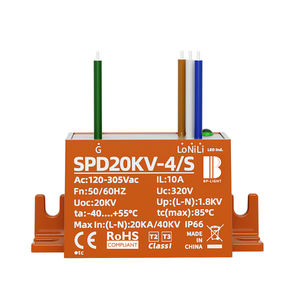 서지 보호기가있는 도매 20kv SPD LED 조명기구 오렌지 T2 <span class=keywords><strong>T3</strong></span> OVP UVP 10KV SPD - Product Image 1