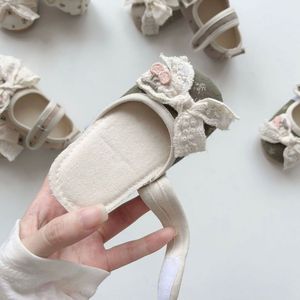 Engepapa otoño nuevo bebé encaje arco zapatos individuales <span class=keywords><strong>velcro</strong></span> niñas princesa niño zapatos lindos zapatos de bebé - Product Image 6