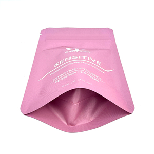 Candy Coffee Bolsas de Mylar a prueba de humedad Bolsa de pie Papel de aluminio impreso personalizado Alimentos PE Cremallera Ventana Efecto de metal - Product Image 4