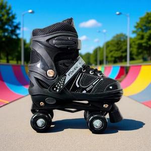 زلاجات رباعية العجلات قابلة للتعديل للأطفال من رويدونجل، عجلات مزدوجة الصف، محامل ABEC 7، مقاومة للماء، هيكل مقوى للاستخدام الخارجي، مناسبة للتدريب والإيجار - Product Image 3