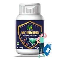 Capsules immunostimulantes à base d'extraits végétaux naturels pour soutenir l'immunité, améliorer l'énergie et favoriser le bien-être général. Formule à base d'extraits végétaux.