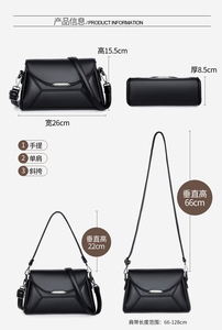 Bolsos de Diseñador de Lujo para Mujer, Bolsos de Hombro de Marca, Bolsos de Mano al por Mayor, Bolsos de Mano de Cuero PU para Mujer - Product Image 3