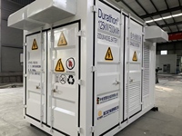 Conteneur industriel antidéflagrant en acier, abri durable pour module de sécurité avec option PV