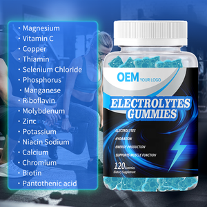 Gomitas de Electrolitos Sin Azúcar de Marca Privada OEM, Suplemento Pre-Entrenamiento, Gomitas de Creatina y Electrolitos - Product Image 2