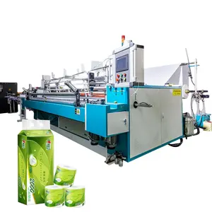Individually Wrapped Toilet Paper Roll Making Machine Bath Facial Tissue Towels Production Line