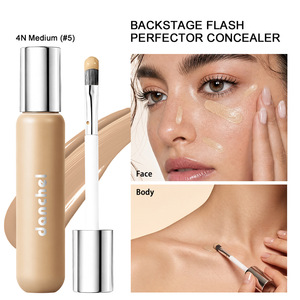 Crème correctrice liquide à couvrance totale, couvre les taches, les marques d'acné, les sillons lacrymaux et les tatouages pour un teint uniforme, maquillage du visage - Product Image 4