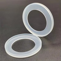 Joint torique en silicone de qualité alimentaire 61*4.5mm, transparent, résistant aux hautes températures, joint d'étanchéité en silicone