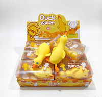 Jouet anti-stress en TPR en forme de canard jaune extensible de 14 cm, mignon et déformable, pour enfants et adultes
