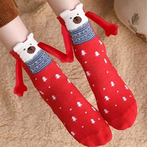 Calcetines Navideños de Algodón con Diseño de Santa Claus, Magnéticos, Novedad <span class=keywords><strong>2023</strong></span> - Product Image 5