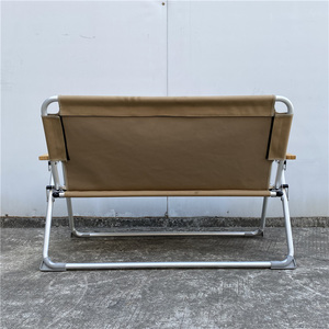Ziedway — chaise <span class=keywords><strong>de</strong></span> Camping à Double sièges, mobilier d'extérieur pliable et Portable, causeuse, banc <span class=keywords><strong>de</strong></span> <span class=keywords><strong>jardin</strong></span> avec <span class=keywords><strong>coussin</strong></span> - Product Image 5