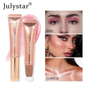 Julystar Cross-Border <b>Travel</b> <b>Size</b> <b>Liquid</b> Highlighter Stick Pearlescent Fine Shimmer Matte Beauty Contour Natural Brightening - Product Image 2