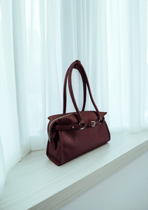 กระเป๋าโท้ทแบบลำลองสำหรับผู้หญิง, กระเป๋าหนัง PU สีน้ำตาลอ่อนทนทานมีซิปปิดเป็นมิตรกับสิ่งแวดล้อมน้ำหนักเบา - Product Image 5