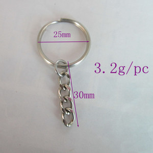 Llavero de Metal de 25 mm con Cadena al <span class=keywords><strong>por</strong></span> Mayor, <span class=keywords><strong>Precio</strong></span> al <span class=keywords><strong>por</strong></span> Mayor para Llavero Dividido con Cadena - Product Image 3