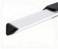 Lampe de bureau LED à pince à spectre complet, alimentation CA, Ra98, protection oculaire, contrôle tactile, gradation progressive et 10 niveaux de luminosité pour l'étude et la lecture