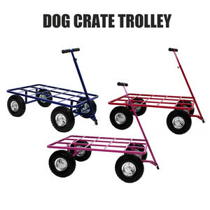 Chariot de transport de cage de caisse de <span class=keywords><strong>chien</strong></span> d'exposition d'animal familier - Product Image 5