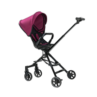 Coche Para Bebe. Système de voyage poussette bébé poussette cadre en aluminium pliable léger bébé poussettes poussettes pour fille garçon