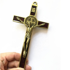 Decoración de pared con Cruz de Jesús, utensilios de Iglesia, decoración religiosa para el hogar, decoración de Navidad y Pascua, regalo Católico - Product Image 3