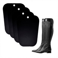 2 paires de formes de maintien pour bottes noires de 10 pouces, épaissies, réglables en taille, en plastique, pour femmes et hommes