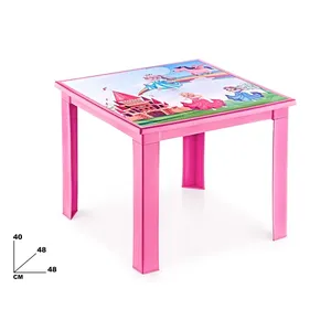Mesa Princesa 48x48 Cm Para Muebles de Sala de Juegos Infantiles - Product Image 1