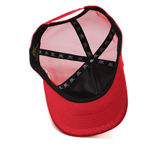 Cappello da camionista in maglia con Logo con ricamo a 5 pannelli personalizzato - Product Image 5