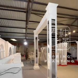 Decorazioni in Legno per Matrimoni, Accessori Creativi per Sale da Banchetto, Arco in Legno Stile Castello Antico - Product Image 6