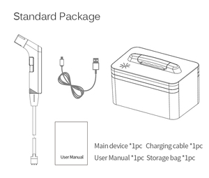 USB-C подзарядка биде портативный мусульманский душ струйный спрей заводская цена для туалета, ванной комнаты и кемпинга на открытом воздухе - Product Image 6