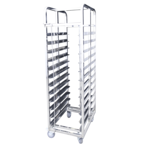 รถเข็นสแตนเลสพร้อมล้อสำหรับร้านอาหารและโรงแรมอุปกรณ์ครัวเชิงพาณิชย์ - Product Image 2