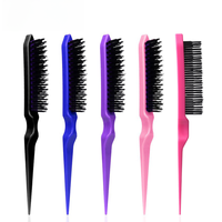 KOKOBERRY sikat rambut ekor runcing, alat sisir sisir bulu nilon tahan air untuk penggunaan rumah anak perempuan