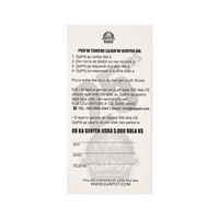 Cartes à gratter de loterie à prix d'usine, cartes à gratter de lotto imprimées