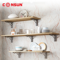 Matériel personnalisé robuste support de Table pliable caché support d'étagère de montage Triangle supports réglables