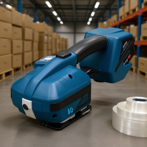 Herramienta de flejado eléctrica automática Vevor D0100HAD6BY para flejes de PP y PET de 0.35-0.63 pulgadas para embalaje - Product Image 2