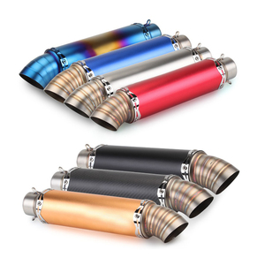 Silenciador de Escape para Motocicleta GP, MSX125 REBEL 300 NINJA400 W800 Z900 RC390 R1 Z900 <span class=keywords><strong>GP76</strong></span>, 51 mm - Product Image 1