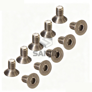 Tornillos Autorroscantes de Titanio GR2 Ti M3 X 6/8/10/12/15mm, <span class=keywords><strong>Cabeza</strong></span> Plana <span class=keywords><strong>Avellanada</strong></span>, Hexagonal <span class=keywords><strong>Allen</strong></span>, Zincados, Alta Calidad, Resistentes a la Corrosión, Personalizados - Product Image 2