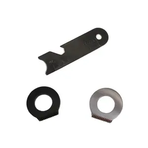 Arrancador de fuego de acero inoxidable, Striker/raspador de caza dentado para pulsera Paracord, kit de reloj - Product Image 1