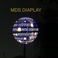 Affichage MDS Ventilateur 3D holographique Plafond vertical extérieur Installation murale Ventilateur LED rotatif d'imagerie pour lecteur publicitaire
