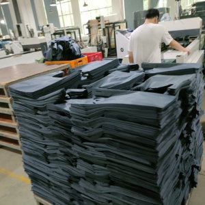 Ngành công nghiệp Trung Quốc bán buôn dệt Túi gấp tái sử dụng PP Tshirt bao bì sinh thái Tote mua sắm không dệt Vest Túi - Product Image 5