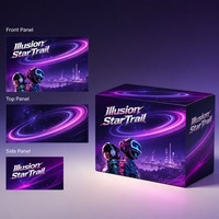 Boîtes d'emballage personnalisées pour feux d'artifice, design Voyage Fantastique des Étoiles, vente en gros, fabricant OEM