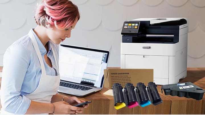 VICTORSTAR Cartucho de tóner Compatible Xerox 6510 6515 (Negro, Cian, Magenta y Amarillo), 4 Colores, el más Alto Rendimiento de 5500 páginas y 4300 páginas para Xerox Phaser 6510 WorkCentre 6515 (4
