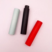 Atomiseur de parfum de style rotatif de couleur noire 10 ml bouteille de parfum portable avec pulvérisateur