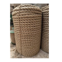 Corde en chanvre torsadée marron très résistante pour artisanat, emballage cadeau, emballage avec longueur personnalisée et service OEM BD