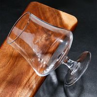 Verre à brandy en cristal motif tulipe, sans plomb, pour dégustation de whisky, amélioration de l'arôme du cognac et du vin, idéal pour les fêtes
