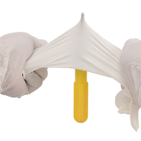 Gants d'examen en latex sans poudre Gant en latex médical à prix d'usine fabriqué en Malaisie