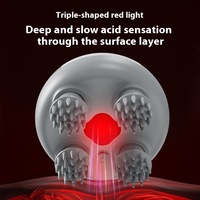 Masseur électrique chauffant infrarouge pour tissus profonds, masseur professionnel du cuir chevelu pour soulager les migraines et favoriser la relaxation