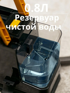 Réservoir collecteur de poussière en plastique avec joint d'étanchéité pour usage industriel, design transparent avec marqueur de niveau maximal - Product Image 2
