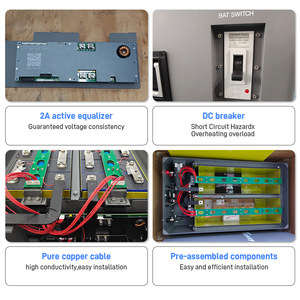 Kit de Caja Apilable Tewaycell DIY JK V19 BMS 48V 314Ah Batería Lifepo4 15KWH Inversor 8000 Ciclos 5-10 Años de Garantía Carcasa Metálica Vacía - Product Image 5