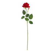 Echt Aussehende Künstliche Rosen-Stiele Einzelne Samtweiche Seidenblumen Hochzeitsdekoration Wohnungsdekoration Großhandel Handgefertigt