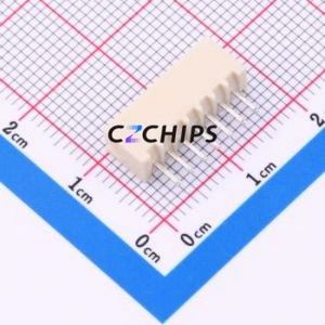 ZX-PH2.0-7PZZ-GW Wire-to-Board Pin Header Through hole Component (THT),P=2mm Connector 1x7P 2mm Through Hole PH - Product Image 2